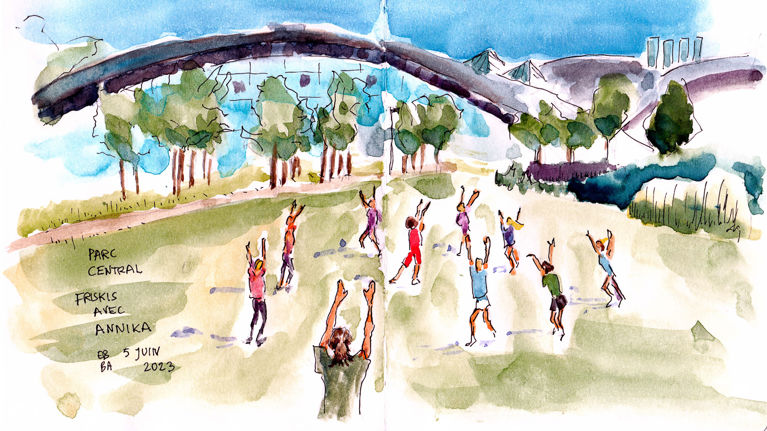 The Kyosk by The Coque, Park Classes July-August for free
